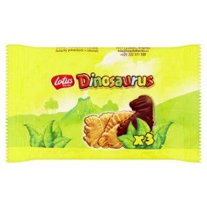 Dinosaurus met chocolade