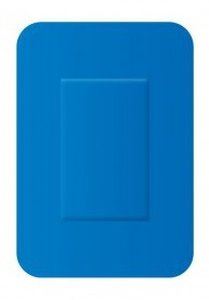 Blauwe detecteerbare pleisters - 50x72 mm