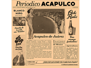 Newspaper Acapulco bruin