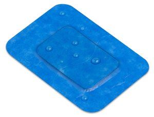 Blauwe detecteerbare pleisters 2nd skin - 51x72 mm