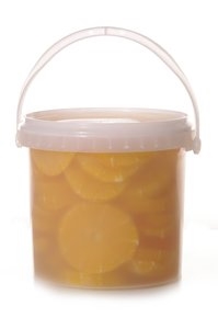 Fruitsalade sinaasappelschijven - op sap