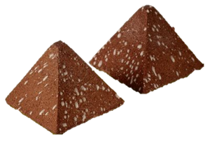 Chocolate crunchy pyramid
