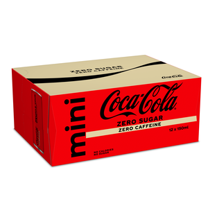 Coca-Cola zero no caffeine blik 15 cl