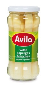 Hele witte asperges