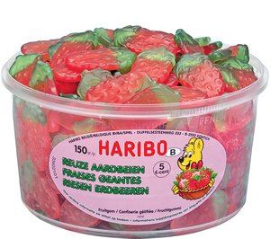 Haribo aardbeien fruitgom