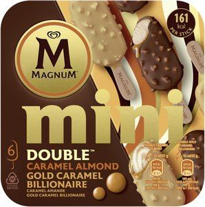 Magnum Mini Double Caramel Almond-Gold Caramel Billionaire