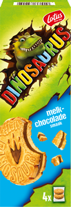 Dinosaurus gevuld met melkchocolade