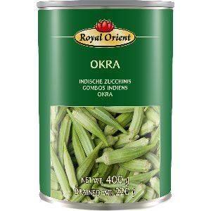 Okra in salt water