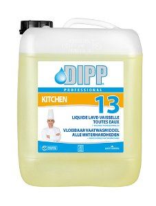 DIPP N°13 - Vloeibaar vaatwasmiddel alle waterhardheden