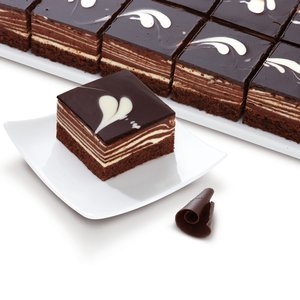 Mousse au chocolat slices - 24 mini porties