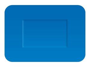 Blauwe detecteerbare pleisters 2nd skin - 51x72 mm