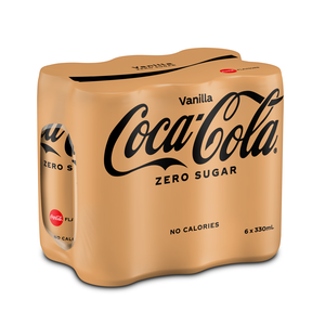 Coca-Cola zero vanilla blik 33 cl