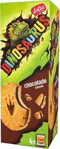 Dinosaurus gevuld met chocolade