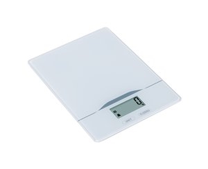Keukenweegschaal electrisch wit 5 kg/1 g - 14x19,4x1,4 cm