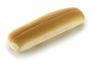 223417 Jumbo hot dog roll top sliced 20,5 cm