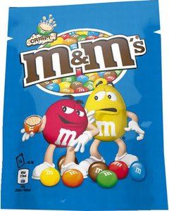 M&M's crispy pouch