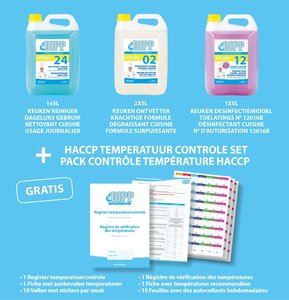 DIPP Kit essentiële hygiëne + HACCP temperatuur controle set