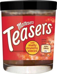 Maltesers teasers spread with malty crunchy pieces