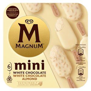Magnum mini white classic & white almond