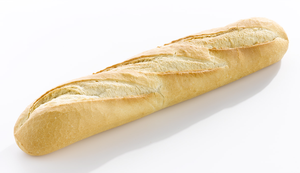 1557 Half Frans brood wit 35 cm