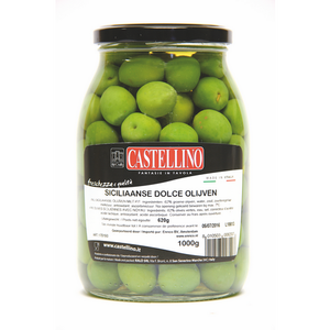 Groene Dolce olijven Siciliaans