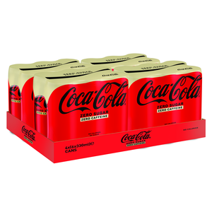 Coca-Cola zero no caffeine blik 33 cl