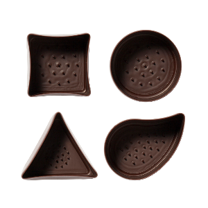 Assortiment cups - donkere chocolade