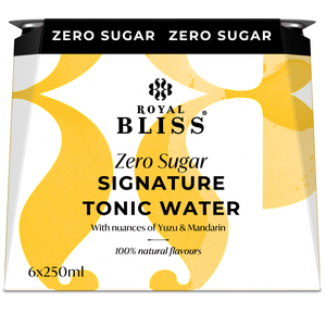 Royal Bliss signature tonic water zero blik 25 cl