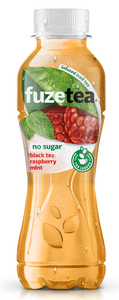 Fuze Tea black tea raspberry & mint no sugar pet 40 cl