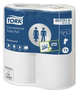 Tork conventional toiletpapier roll wit - 9,6x12,5 cm