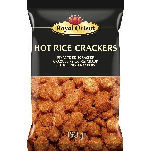Hot rice crackers