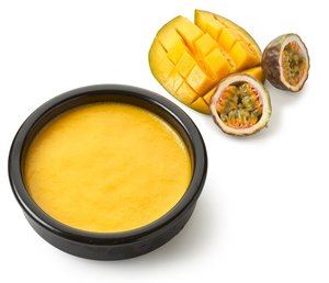 Crème brûlée mango & passievrucht