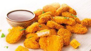 Crunchy chicken nuggets