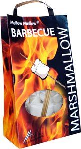 Marshmallow barbecue charcoal
