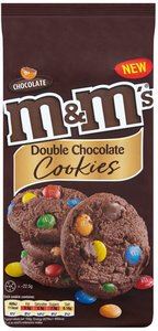 M&M's double chocolate cookies