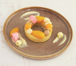 Dessertbord 'The Ring' amandel & mandarijn