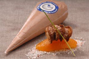 Mousse van eend met foie gras