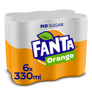 Fanta zero orange blik 33 cl