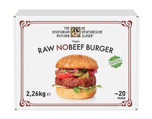 Raw nobeef burger