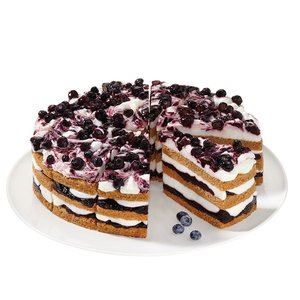 Creamy and delicate blueberry taart Ø24 cm - 12 porties